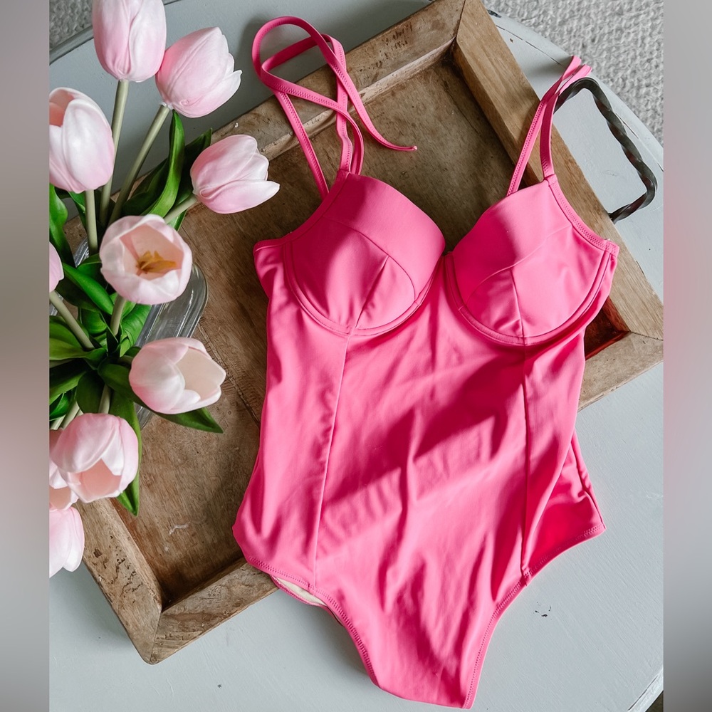 Old Navy Pink One piece Swimsuit